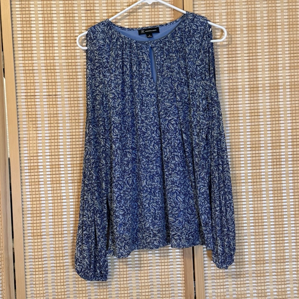 INC Womens‎ M Cold Shoulder Tunic Lined Office Party Grannycore Career Boho
